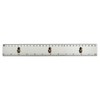 'Detective Mole' 30cm (12 Inch) White Plastic Ruler (RL00087546)