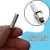 VrotQyn 8pc Trekking Pole Tips, Tungsten Steel Cane Walking Stick