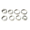 TOTMOX Center Console Knob Audio Air Conditioning Knob Trim Ring