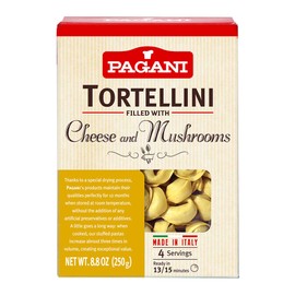 Pagani Tortellini fileld with Cheese & Mushrooms, 8.5 oz (Pack of 8)