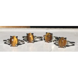 Unbranded golden tiger eye ring  adjustable to size 6 & 7