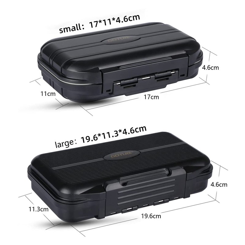 Goture Tackle Box, Double-Sided Storage, ABS Waterproof, Available in 3