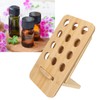 Essential Oil Rack Bamboo 12 Holes Essential Oil Bottle Display