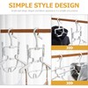 Ciieeo 2 Pcs Foldable Hanger with Hood Clip Hanger Parker