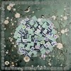American Mahjong Set 160PCS 32mm 4-Layer Engraved Acrylic Mint Green