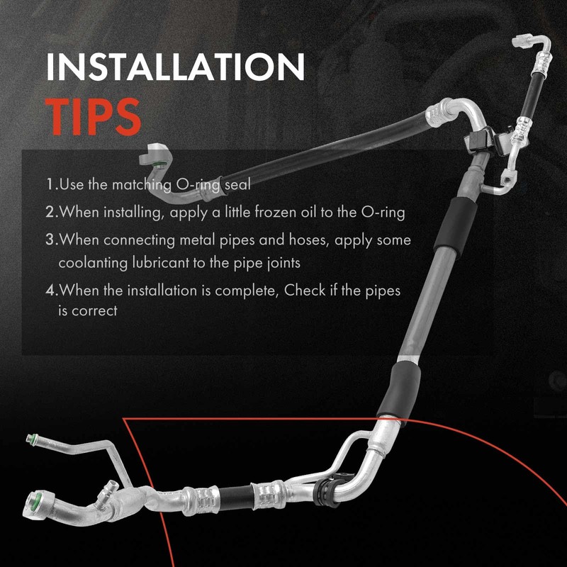 A-Premium A/C Suction and Liquid Line Hose Assembly Compatible with