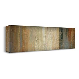 ArtDirect Studio Nova 24x11 Gallery Wrapped Canvas Museum Art Titled: Siena Abstract Panel II