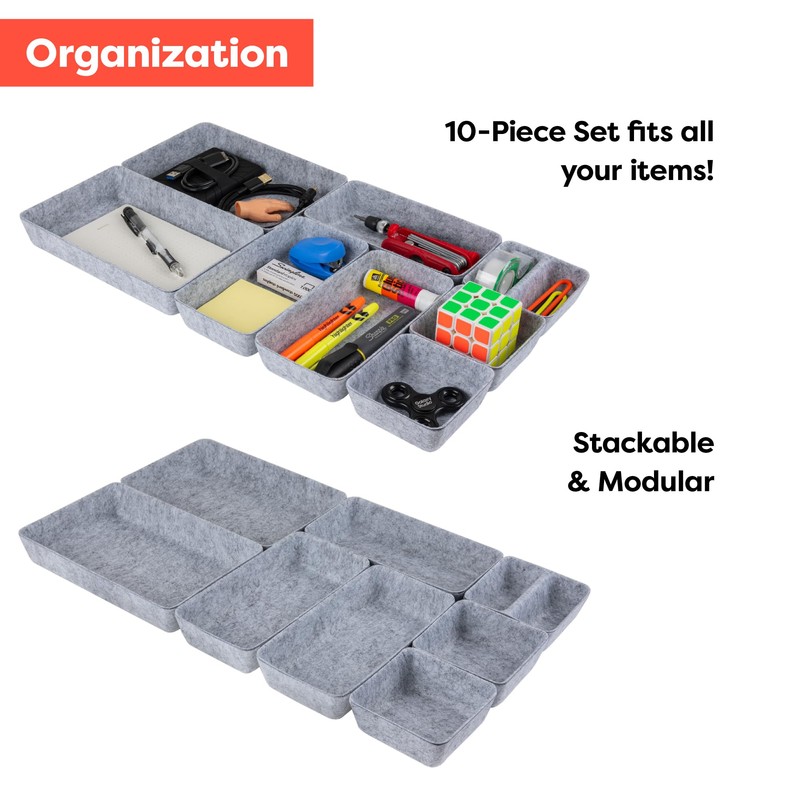 Rajas Goods Drawer Organizer Compatible with Ikea Alex Drawer Unit,