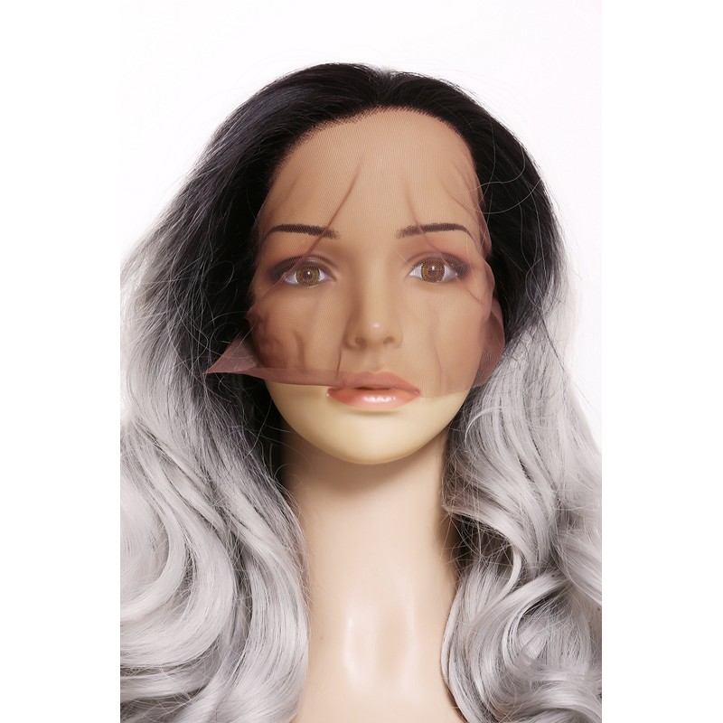 WIG ME UP - LS-010-LF-1BT0906-dye Women's Lace Front Wig Long