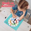 Large Magnetic Dry Erase Learning Clock for Kids Learn to