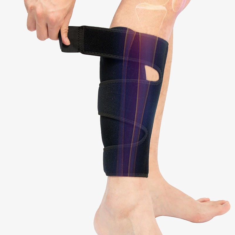 ふくらはぎサポーター 3本ベルト 薄手 着圧 加圧 ランニング バレーボール サッカー ジョギング 左右兼用