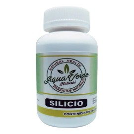 Aqua Verde Silicio 100% Natural 100caps Sabor Neutro