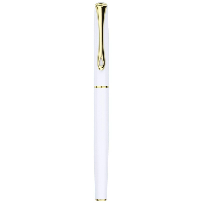 DIPLOMAT - D40705025 - Traveller Fountain Pen White and Gold
