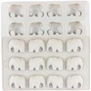 EPYHREHM 12 Cavity Elephant Silicone Chocolate Molds For Chocolate Candy