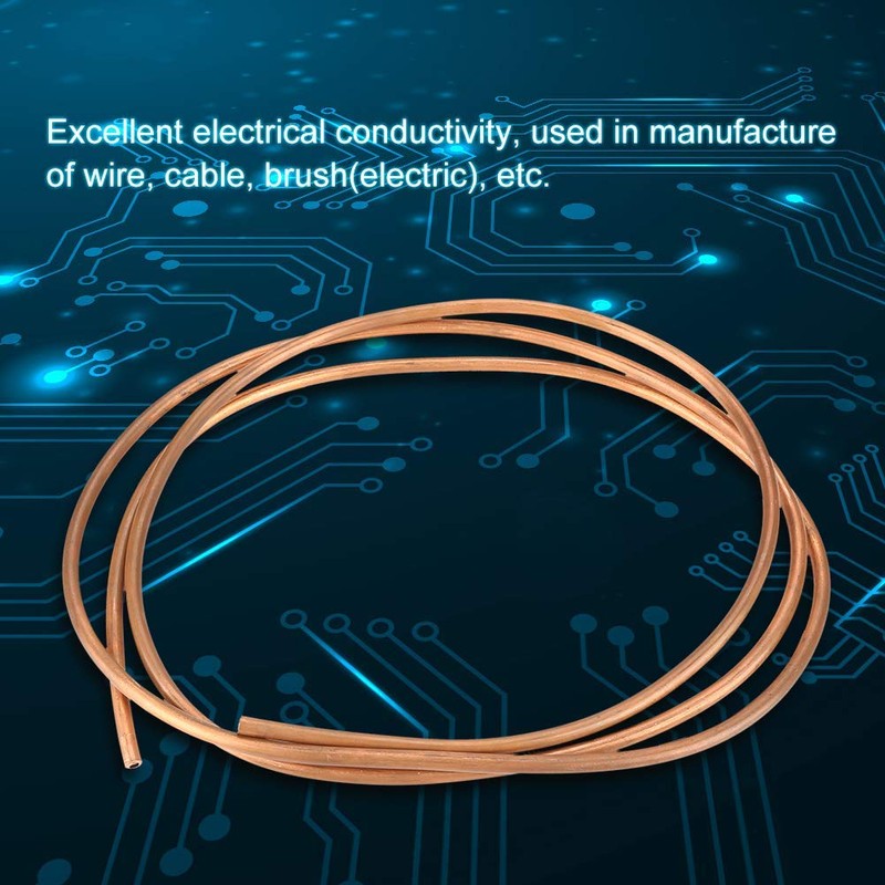 2M Soft Copper Tube, 6mm OD Copper Tub 4mm ID