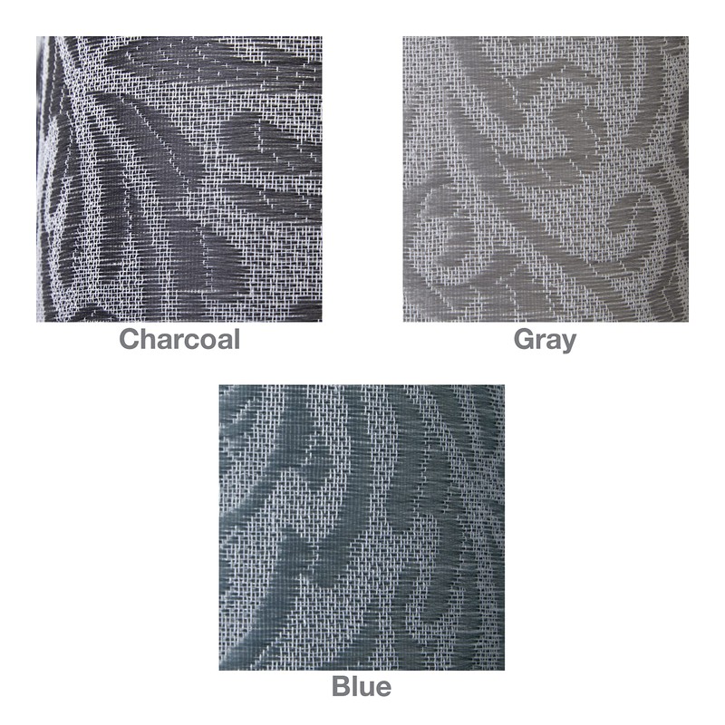 SKL Home Soft Swirl Window Curtain Panel, 56" x 84",