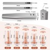 Funria 104PCS Copper Rivets for Leather 5 Size of Copper