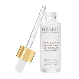 MZ SKIN Bio-Placenta Hyaluronic Acid Serum, Powered By M5Rx, With Multi-Molecular 4D Complex & Bio-Mimetic Placenta for Deep Hydration & Plumping, All Skin Types, Fragrance Free, 1.01 fl oz