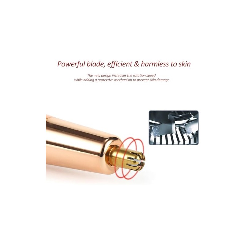 4 en 1 Depiladora Facial Mujer, Recortadora EléCtrica de Cejas