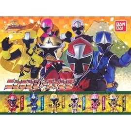 Gashapon Fairy Tail Sentai ninninzya- ninninzya-suingu All 6 types Set