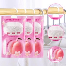 Pack of 10 Hanging Dehumidifier, Wardrobe Moisture Absorber, Dehumidifier Bag Cabinet for Hanging Dehumidification Bag Set for Moisture Mould in Bedroom, Bathroom