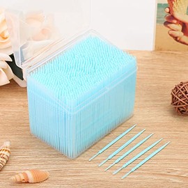 1100pcs Cepillos Interdentales Dentales Palillos de Dientes de Doble Cabeza Limpiadores Portátiles Desechables para El Cuidado Oral Selecciones de