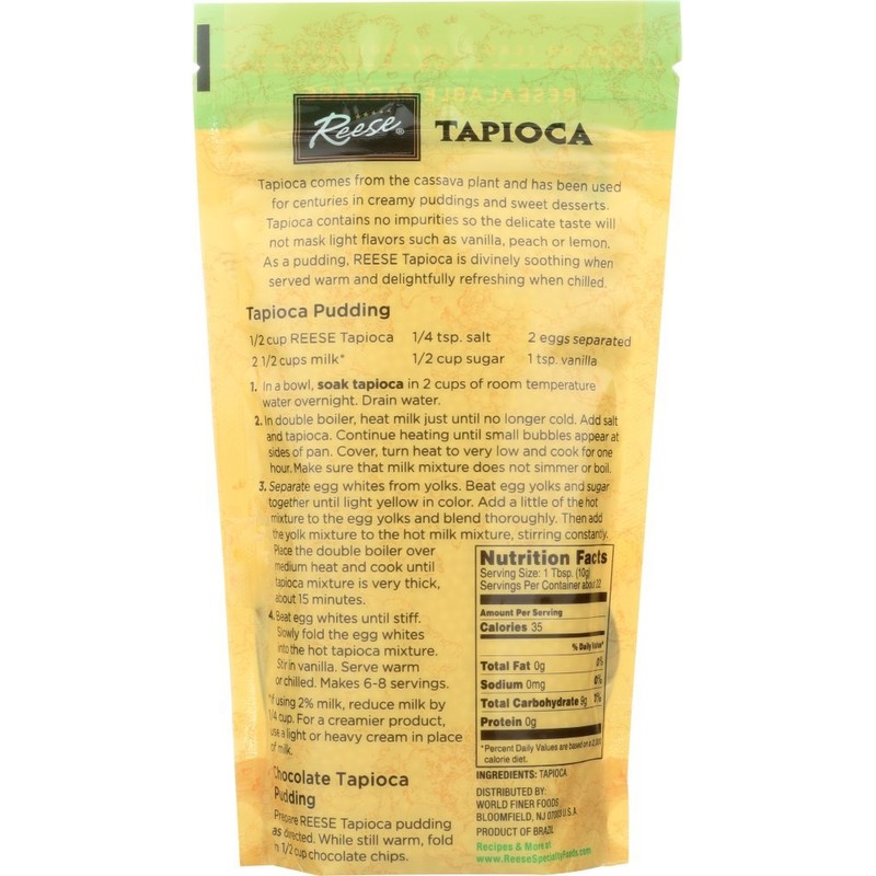 Reese Small Pearl Tapioca, 8-Ounces (Pack of 6)