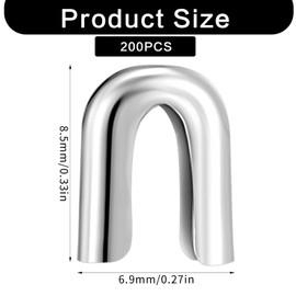 200pcs 1/4inch Stainless Steel Spiral Boning Sewing Tips - Perfect Corset Dress Caps for Bridal Gowns, DIY Costume Crafts, and Undergarment Decoration