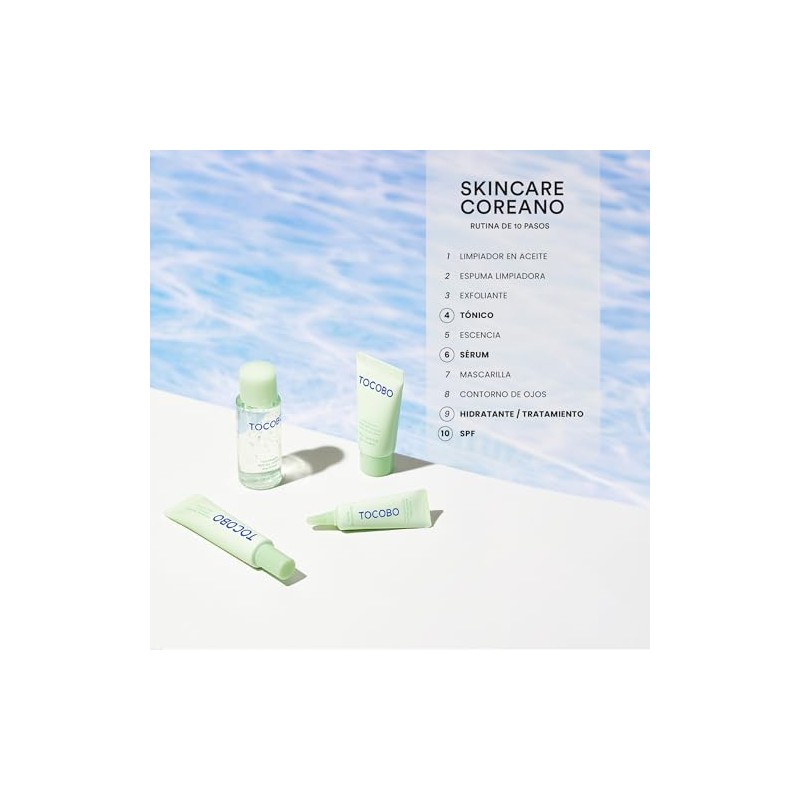 TOCOBO Kit De Inicio Calmante Cica – Rutina Facial Para
