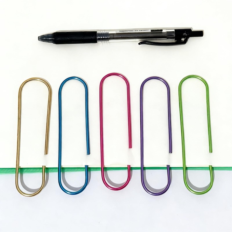 SrystalBlaze Jumbo Paper Clips,4 Inch Large Paper Clips