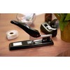 Heavy Duty Commercial Stapler with 2,000 Staples, Black Polished Steel,