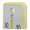 シンワ測定(Shinwa Sokutei) プラスチック寒暖計 25cm イエロー 48357