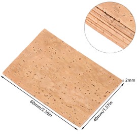 Watris Veiyi Alto Sax Neck Cork Replacement Kit - 10pcs Universal Sax Joint Cork Sheet for Alto/Soprano/Tenor Saxophone