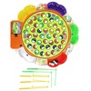 Fishing Game Toy Set with Rotating Board fishing plate Parent