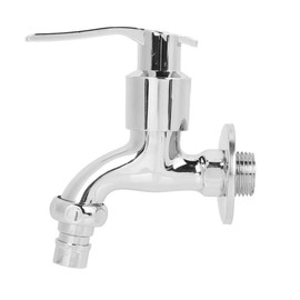 Hot and Cold Wall Basin Tap, G1/2 Inch Washroom Washing Machine Wall Tap Single Cold Tap
