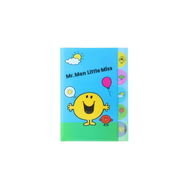 Sunstar Stationery Mr. Men & Little Miss Clear File, 5