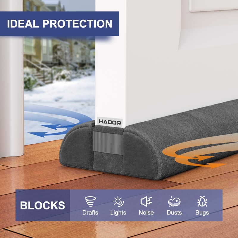 HADOR Door Draft Stopper for Bottom of Door, 36 Inch