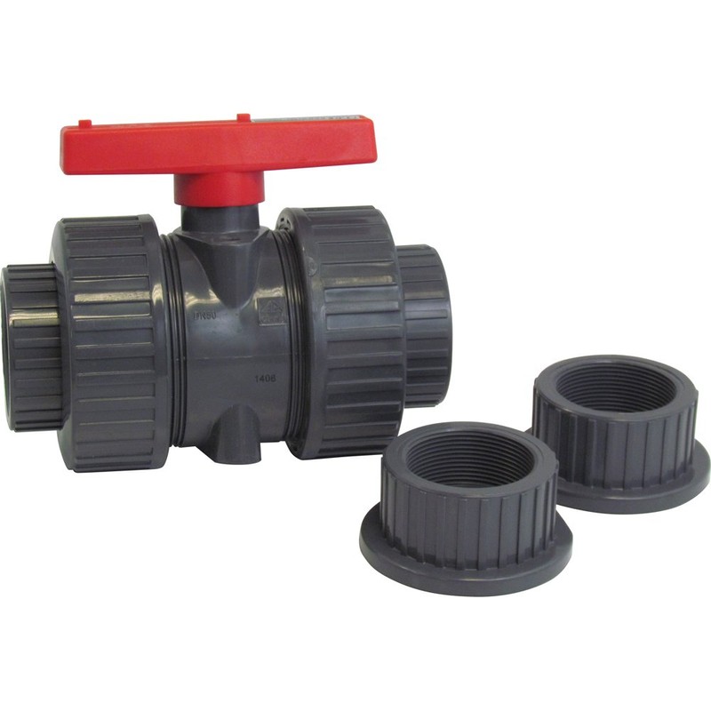 Legend- PVC True Union Ball Valve (Socket by Socket) (1