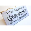 HmHome What happens at Grandma's Nan Gran Granny Gift Birthday