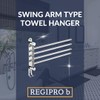 Regipro b Swing Arm Towel Hanger SUS304 Stainless Steel Wall