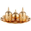 DEMMEX 2024 Turkish Greek Arabic Coffee Serving Set with Cups,