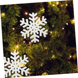 DIYEAH Pack of 3 Foam Christmas Snowflakes, White Snowflake Cut-Outs, Styrofoam, Snowflake, Solid Snowflake, Christmas Snowflakes Ornaments