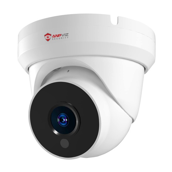 Anpviz 4MP PoE IP Turret Camera with Microphone/Audio, IP Security