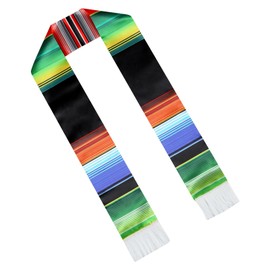 Mexico Graduation Sash | Mexican Belt for Graduation,Mexican Graduation Sash 2024, Traditional Stole Graduation Serape Scarf, Mexican Sarape Graduation Sash