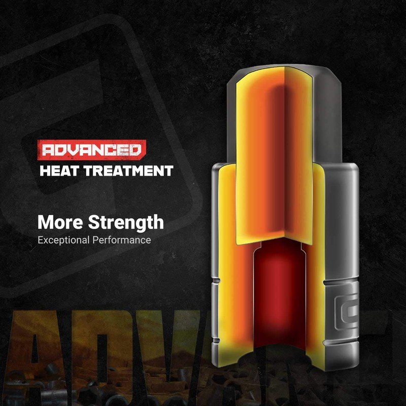 Capri Tools XZN トリプルスクエアスプラインソケットビット メトリック(7mm (M7))