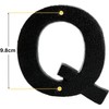 Iron Letters - Door Letter Q