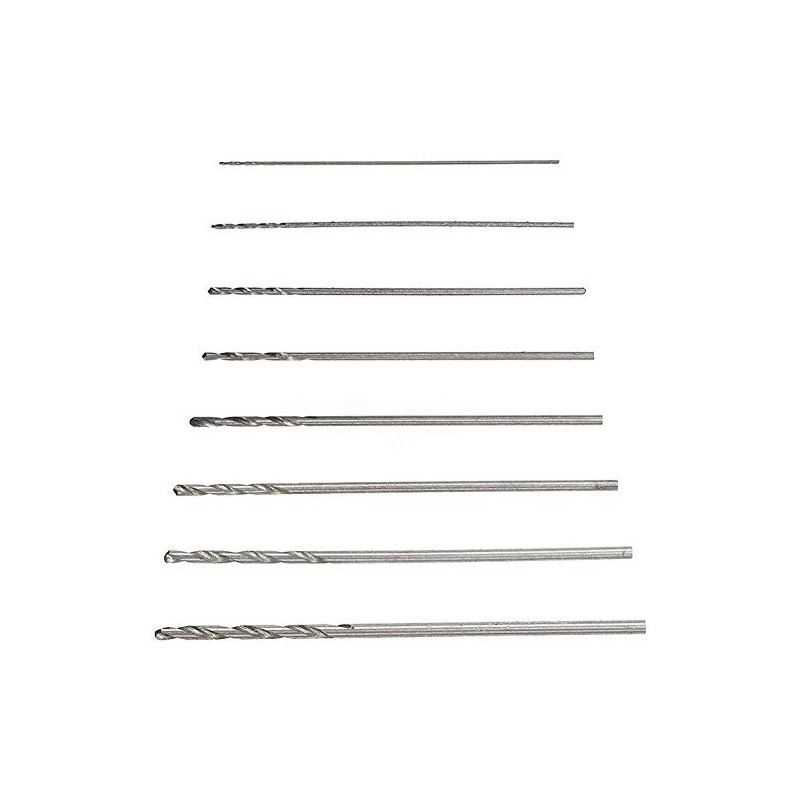 10 Pcs Metric Drill Bits Micro Wear Resistance Straight Shank