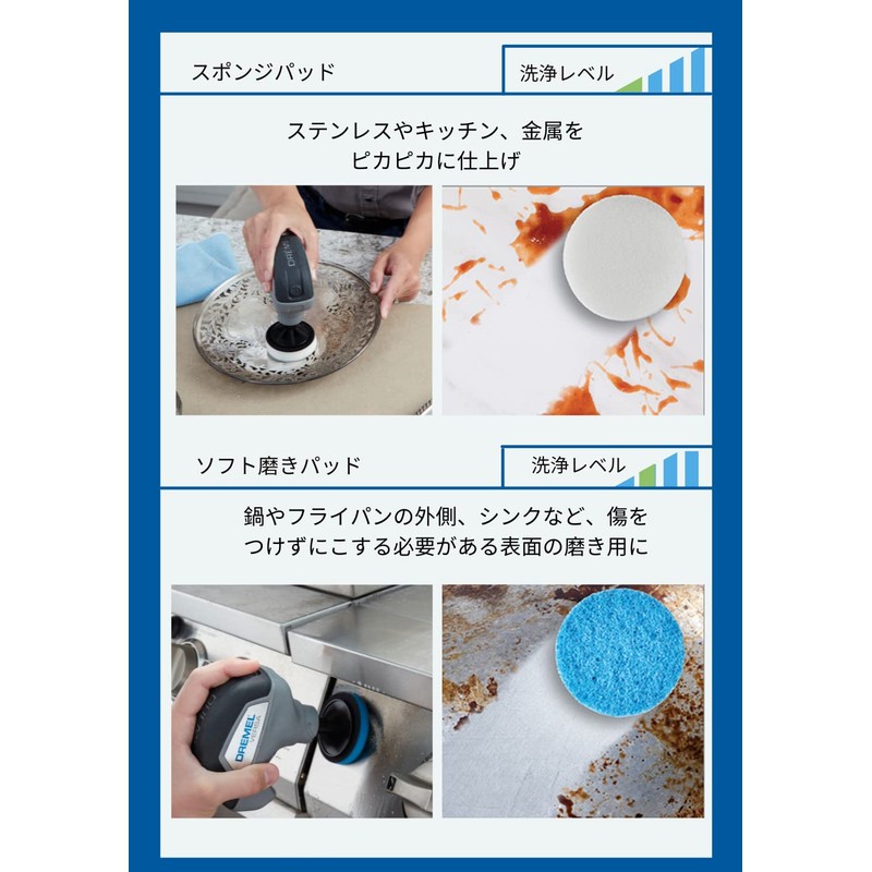 Dremel PC10-01 Versa Cordless Cleaning Rotary Brush