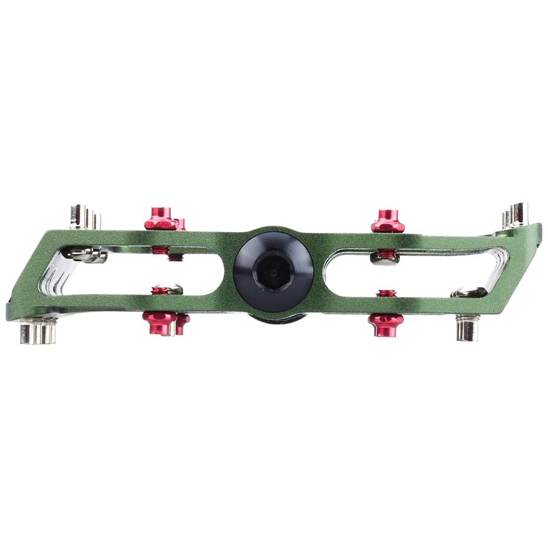 Reverse Pedal Escape Flat Bicycle Pedal Olive Green
