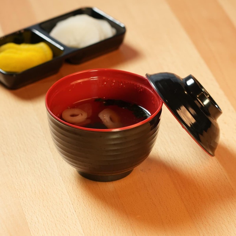 Thunder Group 3221JBR Multi-Use Bowl with Lid, Diameter 4.0 inches